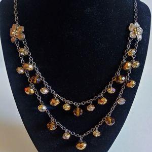 Double chain necklace